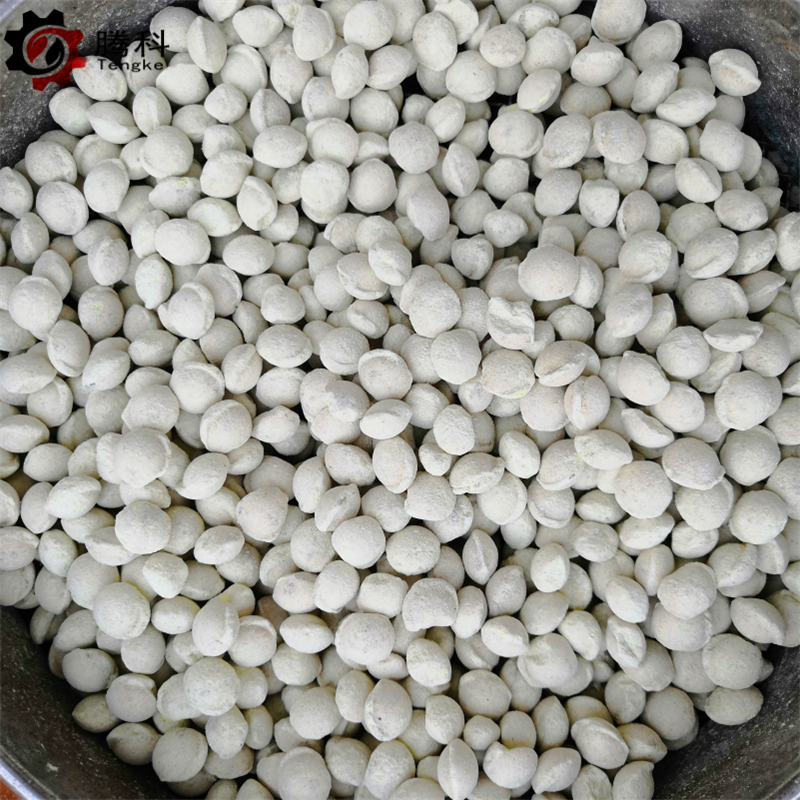双轴对辊挤压造粒圆颗粒