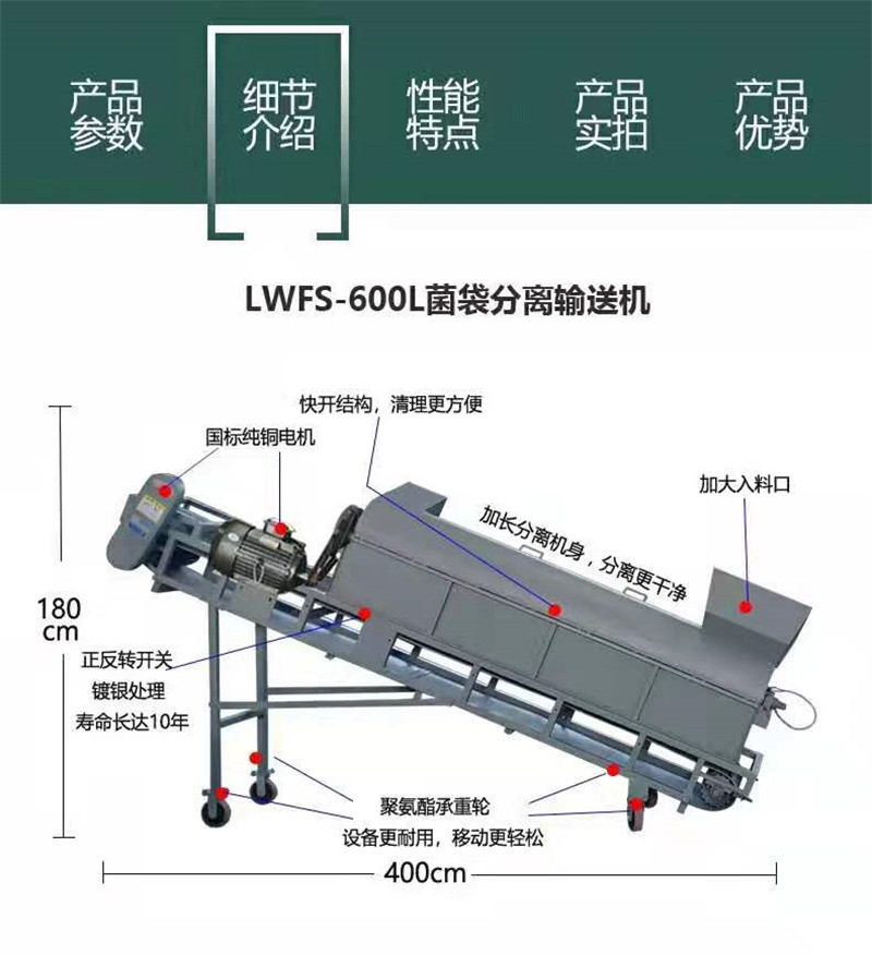 菌包菌渣粉碎机生产厂家